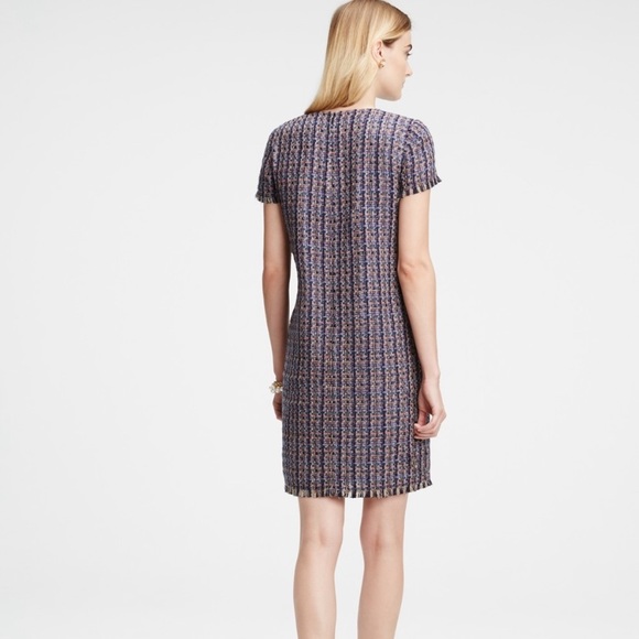 Ann Taylor Tweed Shift Dress - Picture 2 of 8